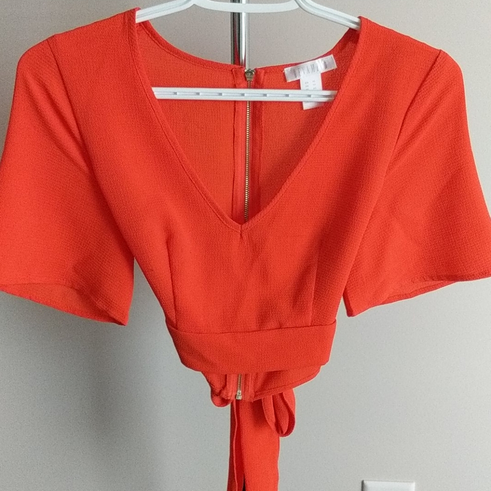 Dress crop top